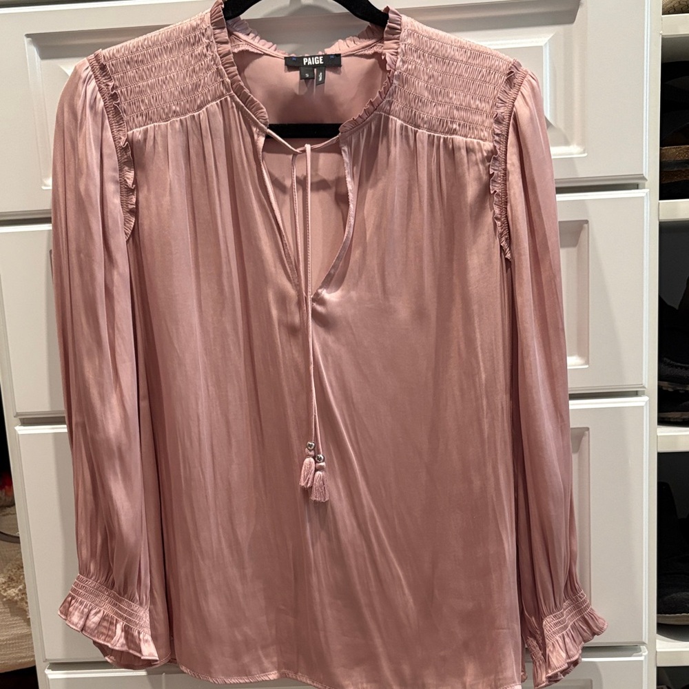 PAIGE Women's Blush Pink Blouse
